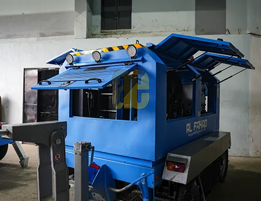 10 ton winch machine angle view