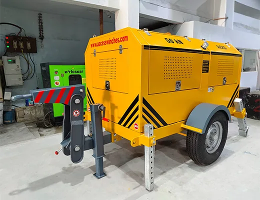 Cable Pulling Capstan Winch – 50 kN 