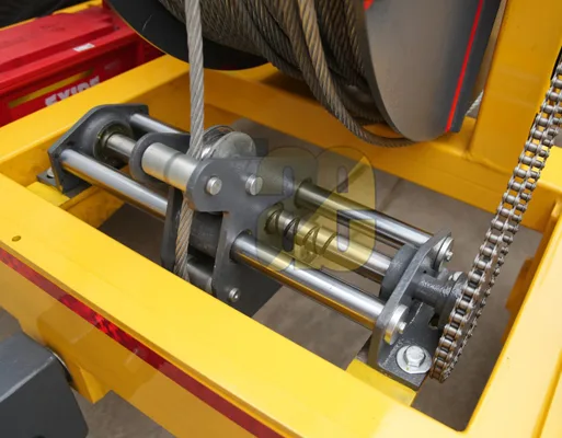 winch machine technical drawing